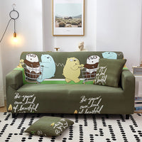 HKM-008083 Elastic Non-Slip Full Coverage Sofa Cover in Various Modern Colors for Living Room and Outdoor Use