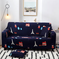 HKM-008083 Elastic Non-Slip Full Coverage Sofa Cover in Various Modern Colors for Living Room and Outdoor Use