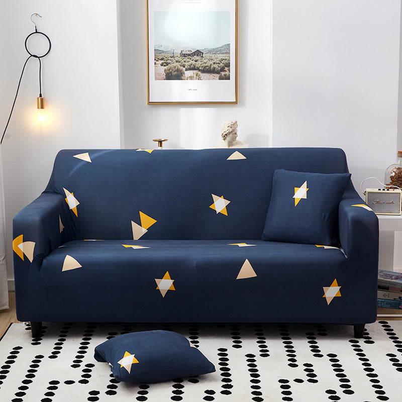 HKM-008083 Elastic Non-Slip Full Coverage Sofa Cover in Various Modern Colors for Living Room and Outdoor Use