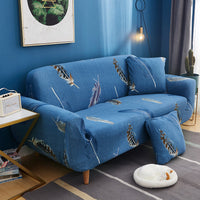 HKM-008083 Elastic Non-Slip Full Coverage Sofa Cover in Various Modern Colors for Living Room and Outdoor Use