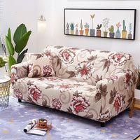 HKM-008083 Elastic Non-Slip Full Coverage Sofa Cover in Various Modern Colors for Living Room and Outdoor Use