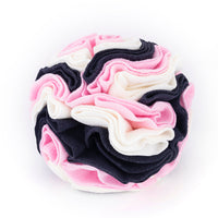 HKM-008147 Interactive Snuffle Ball for Dogs - Mental Stimulation Puzzle Toy, Portable & Washable Feeding Mat