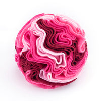 HKM-008147 Interactive Snuffle Ball for Dogs - Mental Stimulation Puzzle Toy, Portable & Washable Feeding Mat