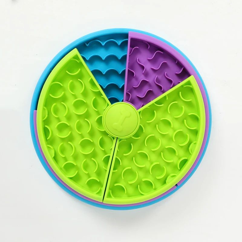 HKM-008211 Three-Layer Interactive Slow Feeder Bowl for Dogs, Anti-Choking Non-Slip Design