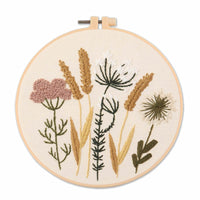 HKM-008531 Embroidery DIY Material Package for Cross Stitch with Plant and Flower Patterns