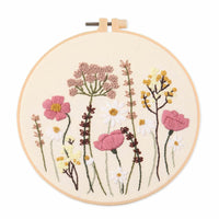HKM-008531 Embroidery DIY Material Package for Cross Stitch with Plant and Flower Patterns