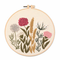 HKM-008531 Embroidery DIY Material Package for Cross Stitch with Plant and Flower Patterns