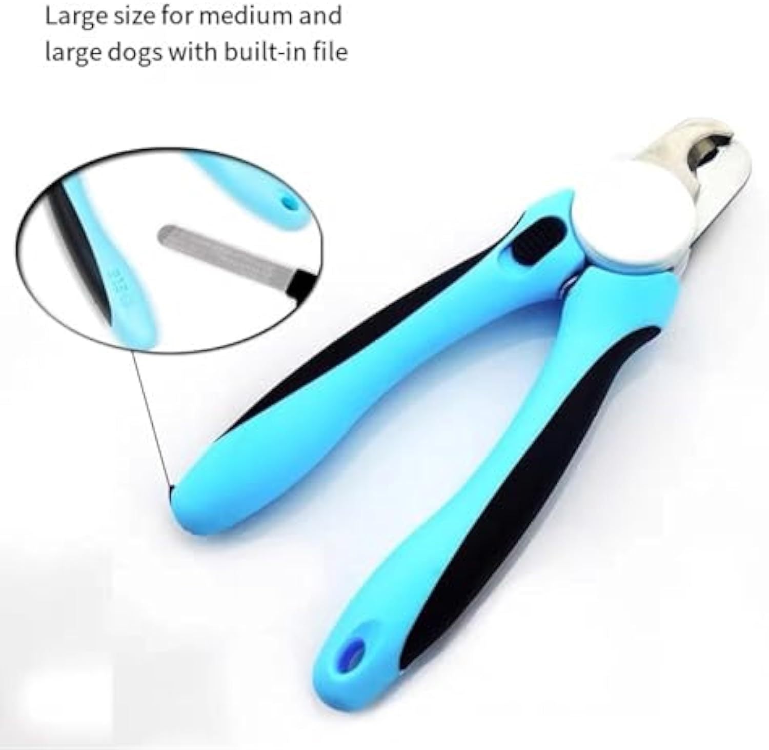 HKM-008531 Heavy-Duty Dog Nail Clippers with Safety Guard for Large and Small Breeds
