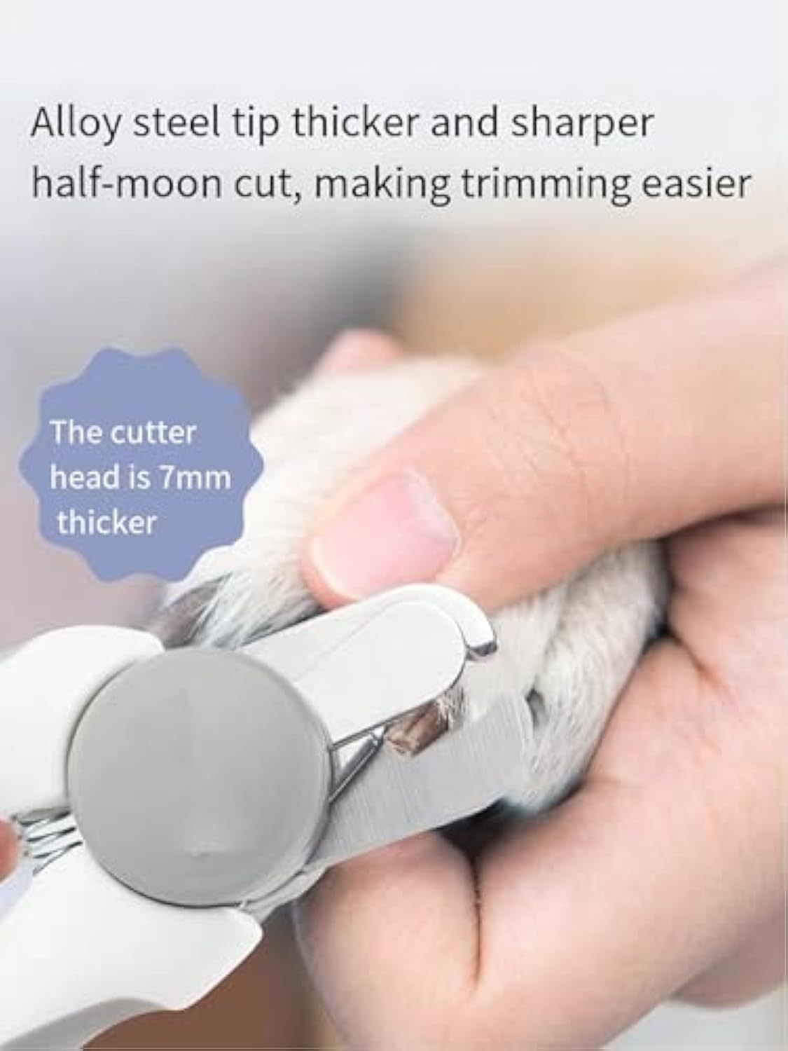 HKM-008531 Heavy-Duty Dog Nail Clippers with Safety Guard for Large and Small Breeds