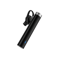 HKM-008595 Wireless Bluetooth Headset PD-BE400 with Music and Talk Time Up to 2.8 Hours, Black/White, ABS and Silicone Material