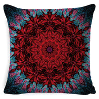 HKM-008659 Bohemian Mandala Linen Cushion Cover for Bedside and Sofa, 45x45 cm