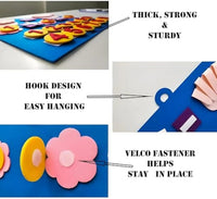 HKM-008659 Felt Finger Numbers Counting Board - Educational Toy for Early Math Learning