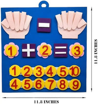 HKM-008659 Felt Finger Numbers Counting Board - Educational Toy for Early Math Learning