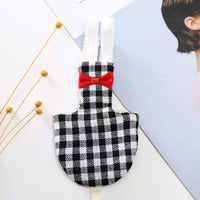 HKM-008787 Parrot Diapers in Large and Medium Sizes: Denim, Black and White Plaid, and Rose Red Options
