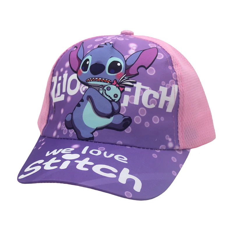HKM-008851 Children's Cartoon Character Stitched Fisherman Sunshade Hat for Outdoor Fun