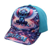 HKM-008851 Children's Cartoon Character Stitched Fisherman Sunshade Hat for Outdoor Fun
