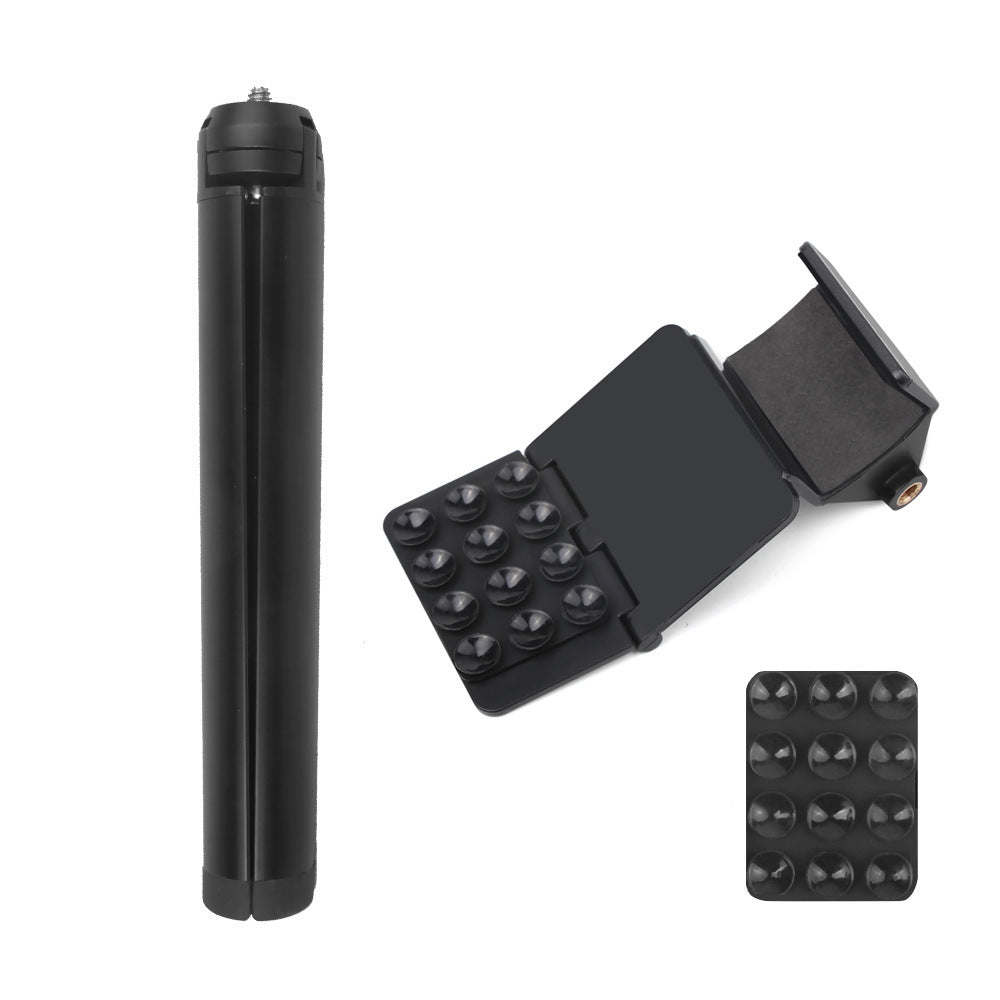 HKM-008915 Folding Suction Cup Phone Holder with Tripod and Extension Rod