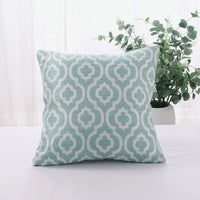 HKM-008915 Geometric Abstract Cotton and Linen Yarn-Dyed Sofa Cushion Pillowcase 45x45cm