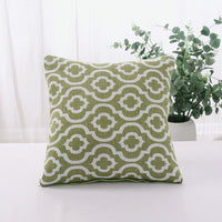 HKM-008915 Geometric Abstract Cotton and Linen Yarn-Dyed Sofa Cushion Pillowcase 45x45cm
