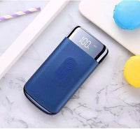 HKM-009235 20,000mAh Wireless Charging Power Bank with Multi-Port Output and LCD Display
