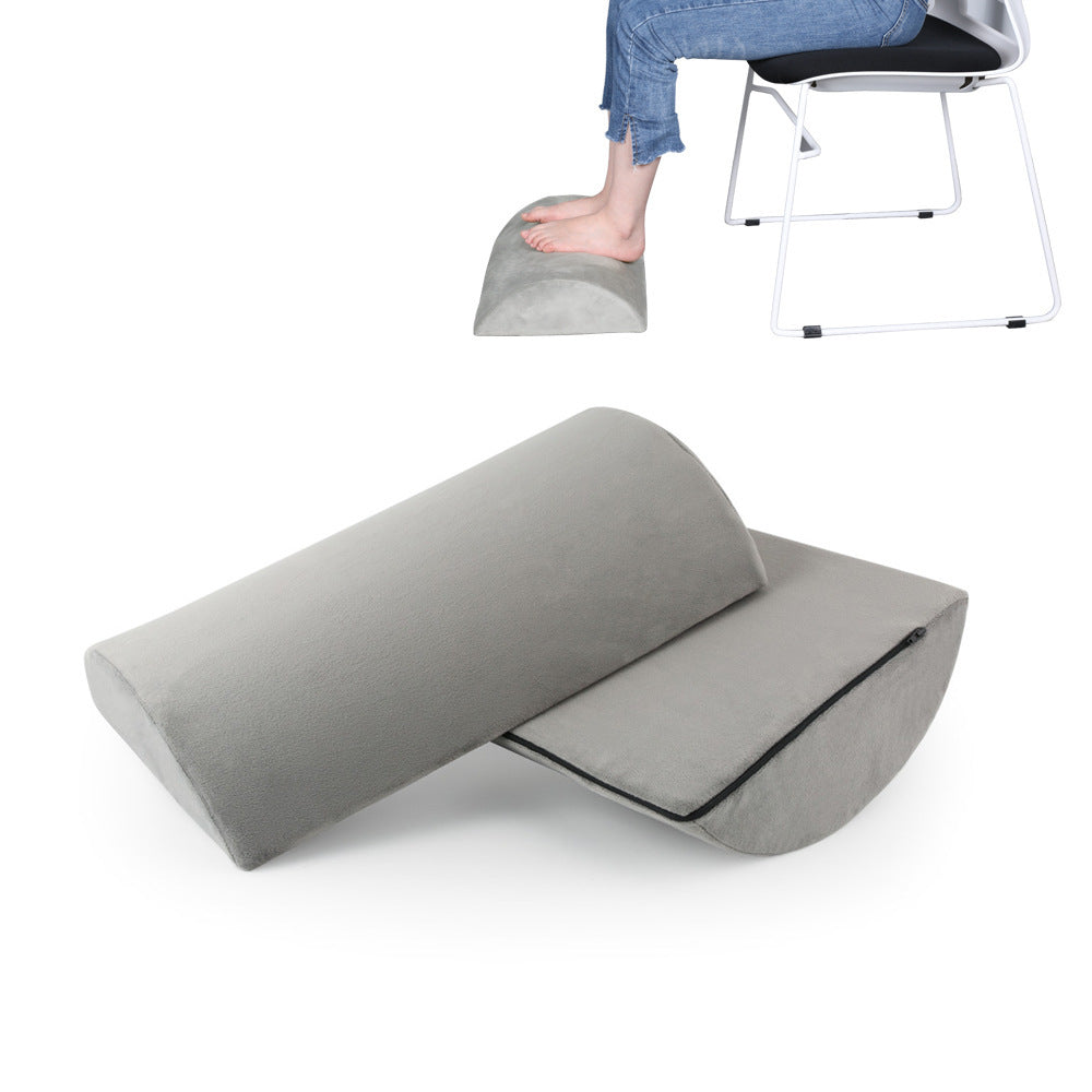 HKM-009235 Semi-Cylindrical Office Foot Pillow in Soft Polyester Fiber, 45x30x10cm