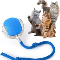 HKM-009299 Interactive Rechargeable Cat Ball Toy with Motion Sensor and Obstacle Avoidance Mechanism for Indoor Play