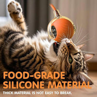 HKM-009299 Interactive Rechargeable Cat Ball Toy with Motion Sensor and Obstacle Avoidance Mechanism for Indoor Play