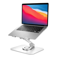 HKM-009363 360° Aluminum Rotating Laptop Stand for 11-17.3 Inch Devices