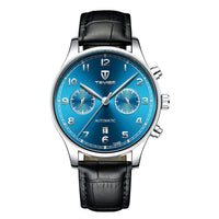 HKM-009363 Automatic Mechanical Men's Casual Watch - Waterproof, 42mm Dial, Multiple Colors Available
