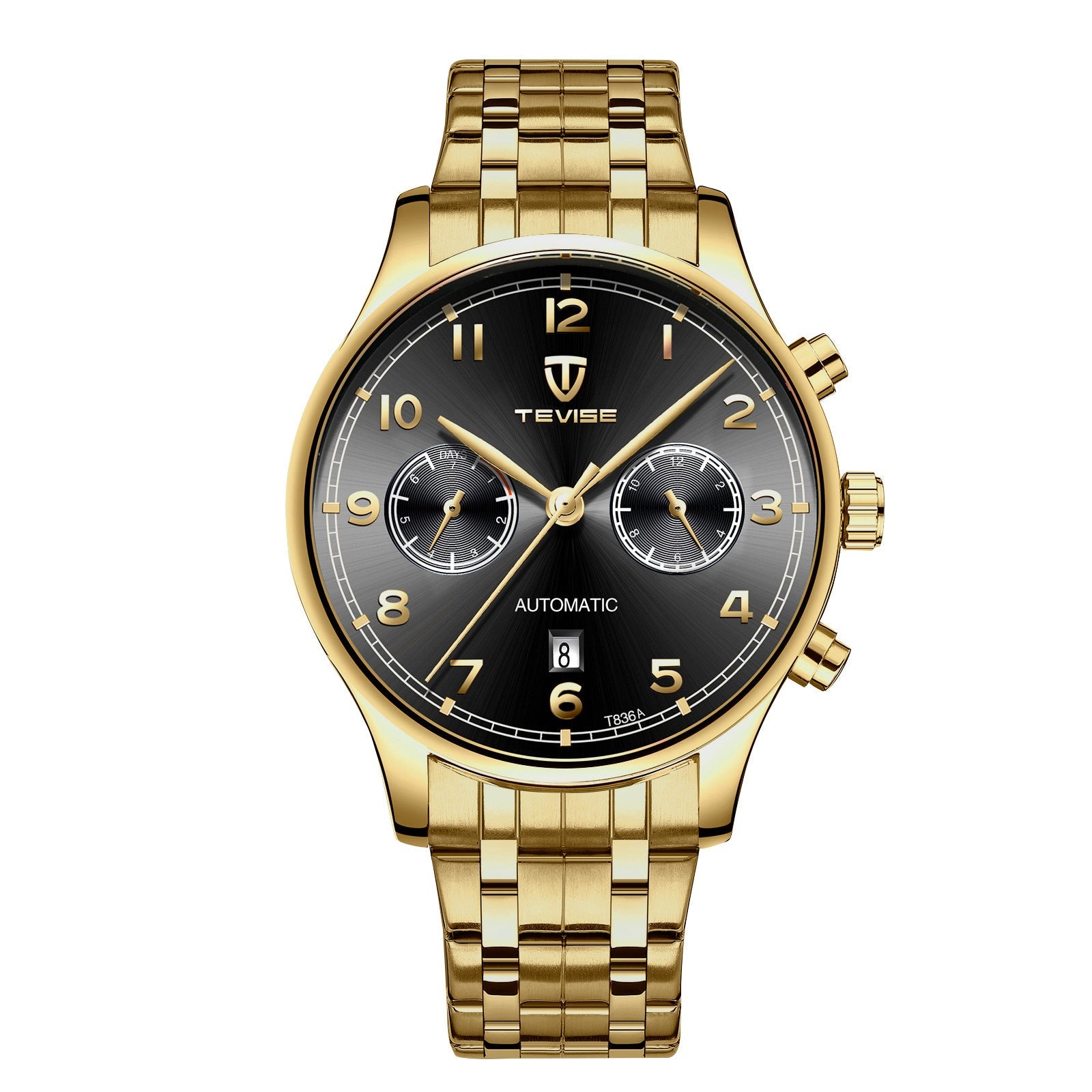 HKM-009363 Automatic Mechanical Men's Casual Watch - Waterproof, 42mm Dial, Multiple Colors Available