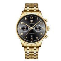 HKM-009363 Automatic Mechanical Men's Casual Watch - Waterproof, 42mm Dial, Multiple Colors Available