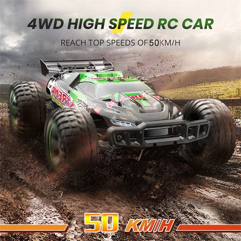 HKM-009427 1/10 Remote Control High-Speed Off-Road Climbing Vehicle Toy, 4WD Drifting Car with Controller