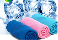 HKM-009427 Instant Cooling Sports Towel - Ice Cold Yarn, Available in Various Colors