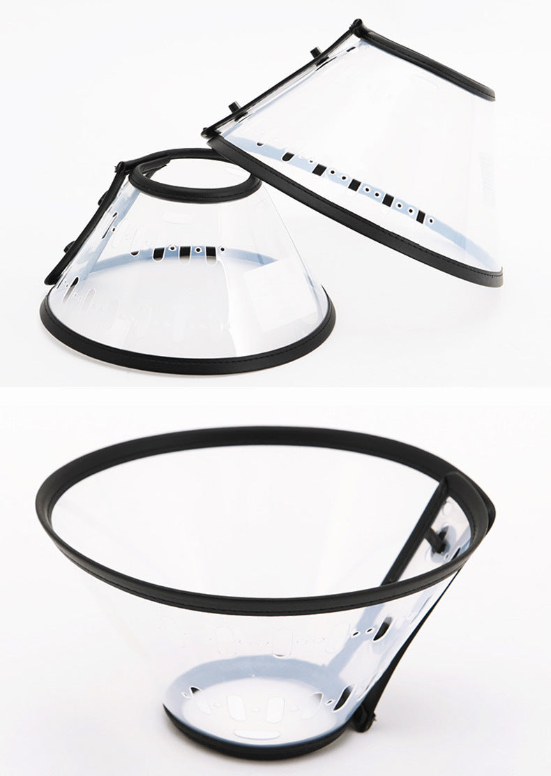 HKM-009555 Cat Hood Puppy Dog Anti Bite And Licking Pet Collar Ring Shiba Inu Method