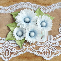 HKM-009683 Flower Combination Carbon Steel Knife Mold for Home Use, 100 x 108mm, European Style