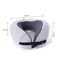 HKM-009811 U-Shaped Memory Foam Pillow with Removable Washable Cover for Travel and Home