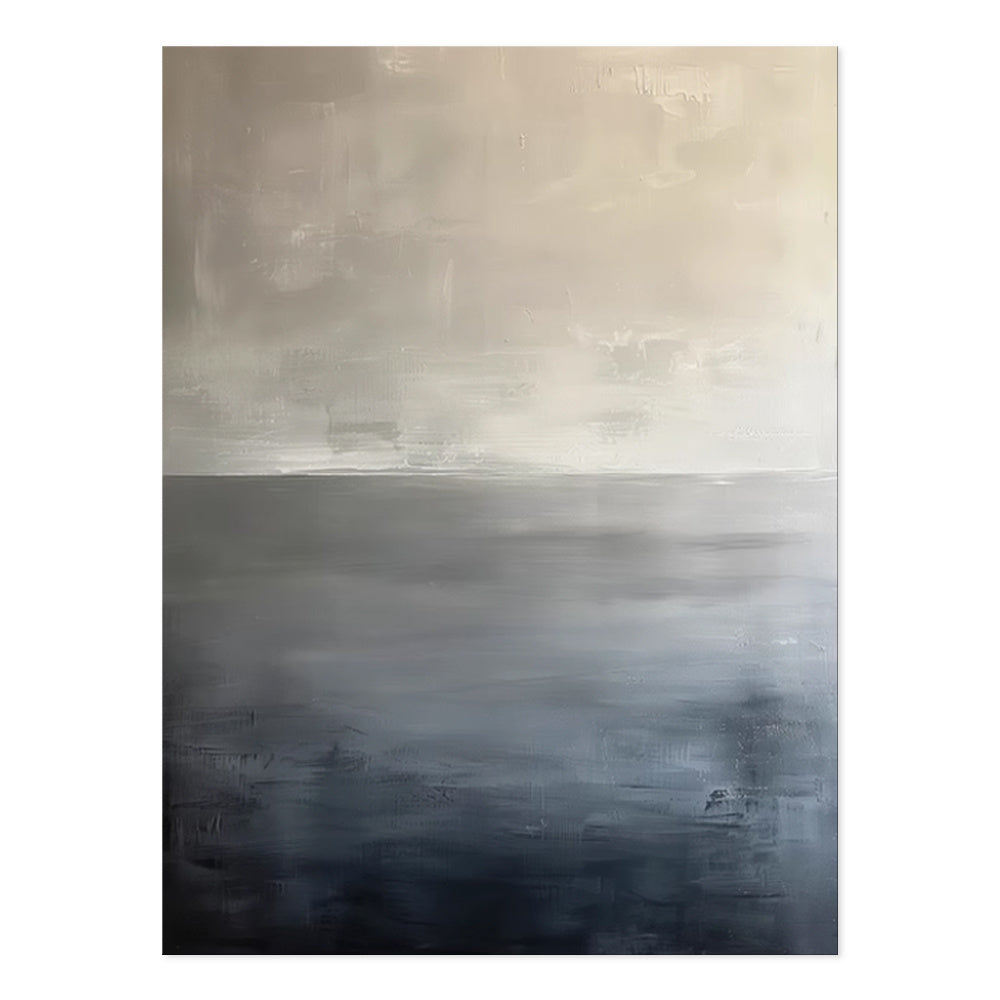 HKM-009939 Handmade Oil Painting Canvas Wall Art - Modern Abstract Wabi-Sabi Style for Home Décor