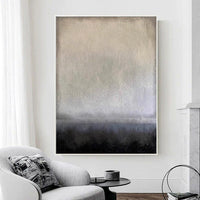 HKM-009939 Handmade Oil Painting Canvas Wall Art - Modern Abstract Wabi-Sabi Style for Home Décor
