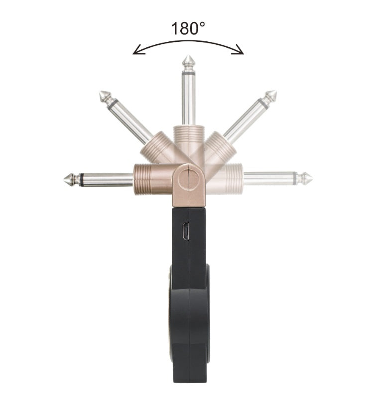 HKM-010195 Wireless Guitar Transmitter and Receiver System with 30M Range and 105dB Dynamic Range