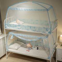 HKM-010323 Dormitory Yurt Mosquito Net with Polyester Fiber and Fiberglass Rod, 195x90x95CM