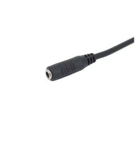 HKM-010387 Copper Male to Female DC Power Cable - 22AWG Audio/Video Connector, Black