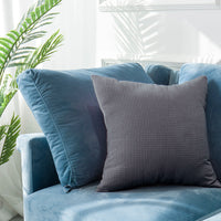 HKM-010387 Modern Simple Velvet Pillowcase - Plush Fabric, Available in Multiple Sizes, Perfect for Any Space