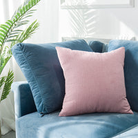 HKM-010387 Modern Simple Velvet Pillowcase - Plush Fabric, Available in Multiple Sizes, Perfect for Any Space