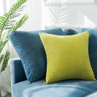HKM-010387 Modern Simple Velvet Pillowcase - Plush Fabric, Available in Multiple Sizes, Perfect for Any Space
