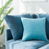 HKM-010387 Modern Simple Velvet Pillowcase - Plush Fabric, Available in Multiple Sizes, Perfect for Any Space