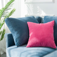HKM-010387 Modern Simple Velvet Pillowcase - Plush Fabric, Available in Multiple Sizes, Perfect for Any Space