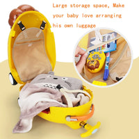 HKM-010579 Remote Control Music Luggage Bag for Kids with Blocks - 34x28x73 cm