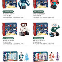 HKM-010643 Educational 95-Piece Magnetic Tiles Marble Run Building Set for Kids - STEM Learning Toy