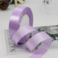 HKM-010835 2cm Wide Glossy Single-Sided Polyester Ribbon - 22m Roll for Cake Decorating and Gift Wrapping