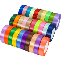 HKM-010835 2cm Wide Glossy Single-Sided Polyester Ribbon - 22m Roll for Cake Decorating and Gift Wrapping
